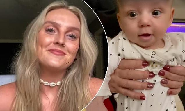 Proud mum Perrie Edwards shares sweet festive clip of baby son Axel