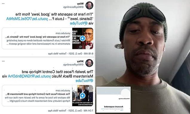 Rapper Wiley is suspended from Twitter AGAIN