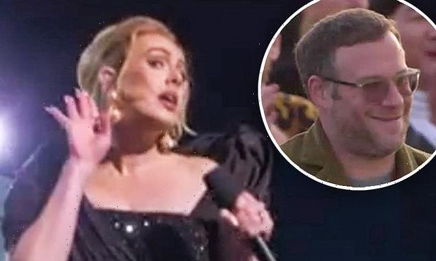 Seth Rogen admits he has NO IDEA the Adele concert was being taped