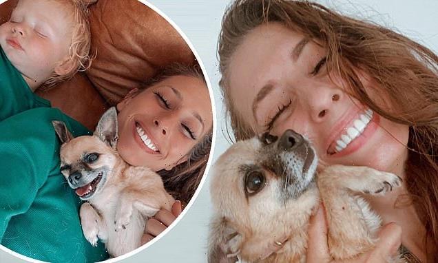 Stacey Solomon reveals her beloved dog Theo has died