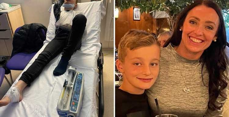 Winter Wonderland: My nine-year-old son broke his ARM after he was flung off Bucking Bronco ride