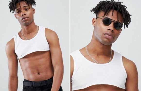 ASOS is selling a crop top for MEN … and we don’t think it will catch on