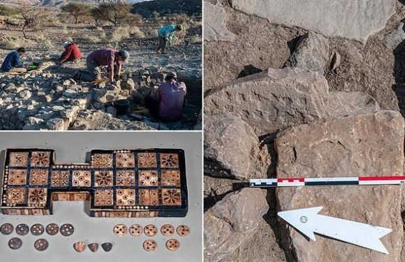 Ancient stone board game found at Bronze Age settlement in Oman