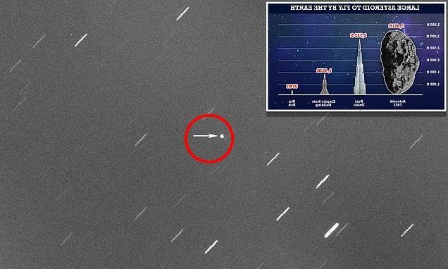 Astronomer captures footage of 3,280ft asteroid as it nears Earth