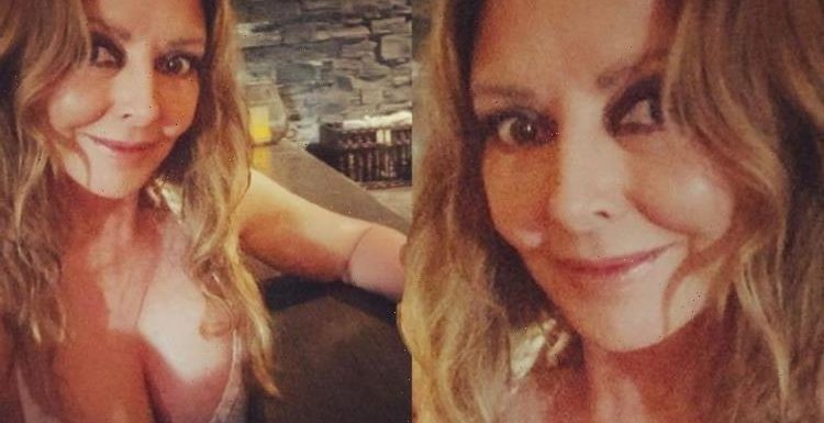 Carol Vorderman, 61, nearly spills out of bikini top during latest ‘juicy’ retreat