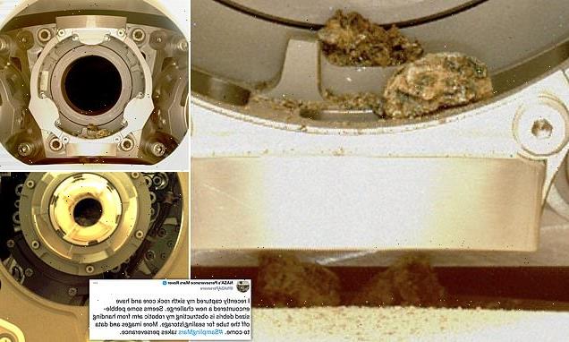 Debris prevents NASA's Perseverance from storing a new rock sample