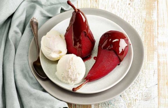 Delight your family this Christmas with The Batch Lady's poached pears recipe