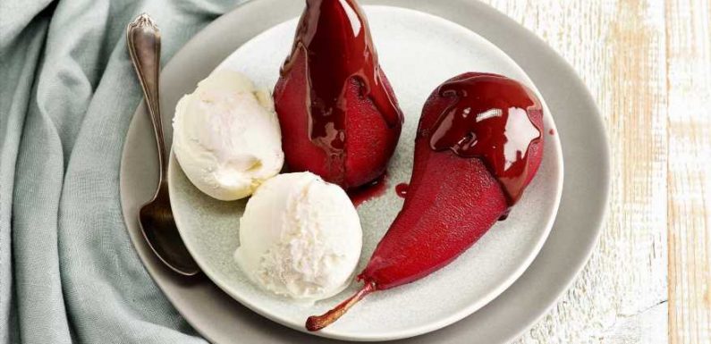 Delight your family this Christmas with The Batch Lady's poached pears recipe