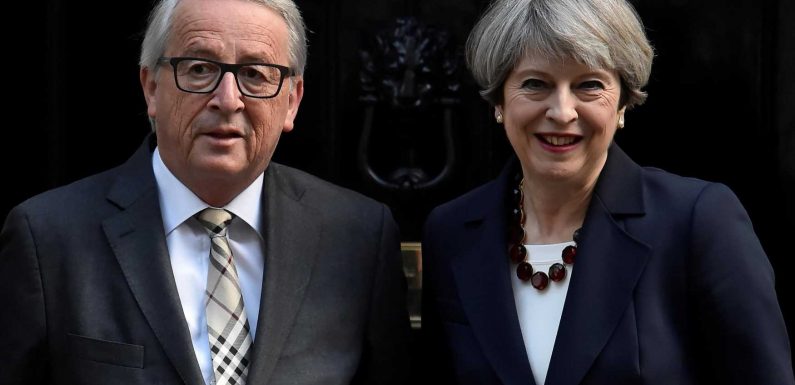 EU chief Jean-Claude Juncker accused of 'fabricating gossip' over leaked account of Brexit dinner with Theresa May