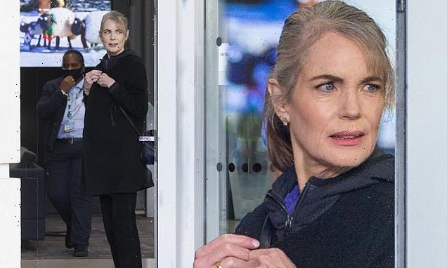 Elizabeth McGovern, 60, looks incredible as she embraces greying locks