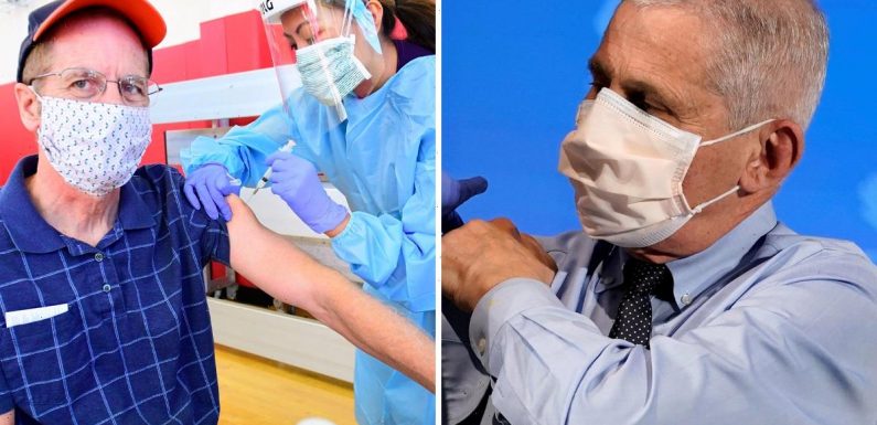 Fauci says April is 'open season' for Covid jab and anyone can get it – but not ALL Americans will be vaccinated by then