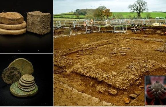 HS2 dig finds ancient road and 2,000-year-old coins