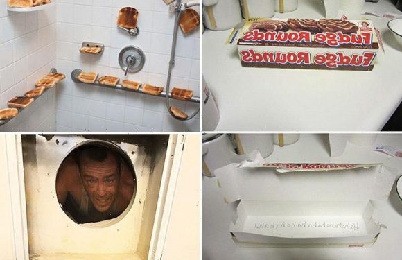 Hilarious photos show how far some people will go to prank their partner