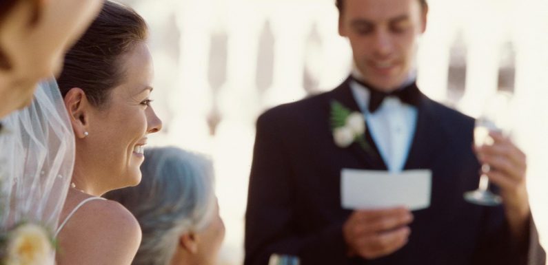 I was the best man at my friend's second wedding – I made a joke during my speech and he didn't like it but it was funny