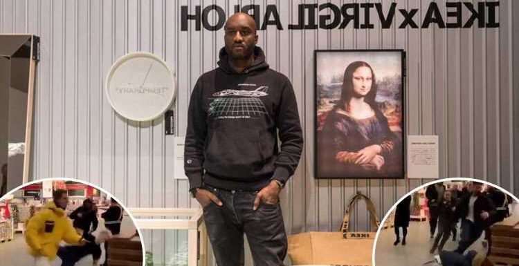 IKEA shoppers scramble for designer goods by Kanye West’s protege Virgil Abloh causing chaos across Europe – The Sun