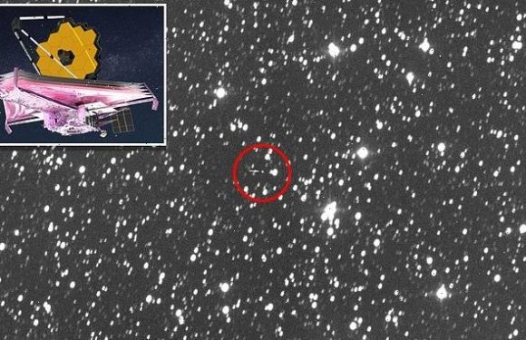 James Webb Space Telescope is seen from Earth as it settles into orbit