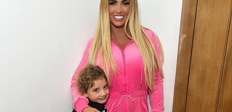 Katie Price poses with 'mini-me' daughter Bunny after shock attack on ex Peter Andre's wife Emily