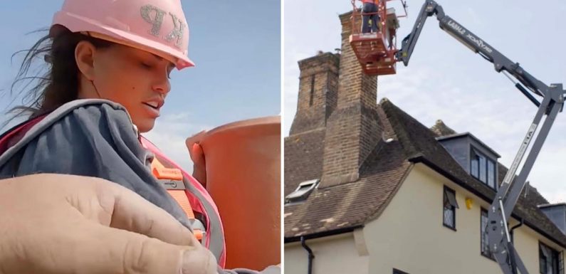 Katie Price smashes roof of her hated Mucky Mansion in explosive first look at new C4 show after vandals struck