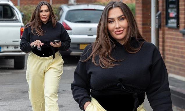 Lauren Goodger steps out for first time since pregnancy announcement