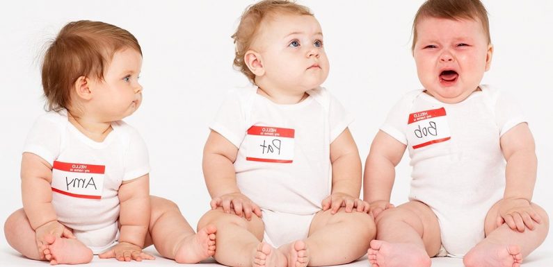 Least popular baby names which are now 'extinct' in the UK & those at risk of following suit