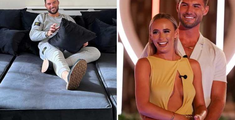 Love Island's Liam gives fans a look inside his and Millie's £1m Essex home as he shows off HUGE new sofa