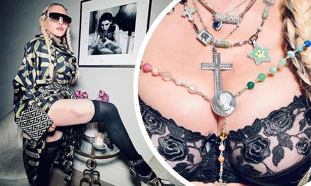 Madonna reveals HUGE bruise on her thigh in raunchy snaps