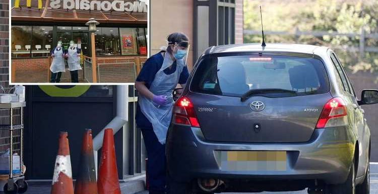 McDonald’s opens drive-thru coronavirus testing centre as ministers ramp up bid to trace victims – The Sun