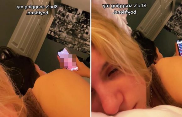 My best friend’s messaging my boyfriend – she has no idea I know but I saw her doing it while we were relaxing in bed