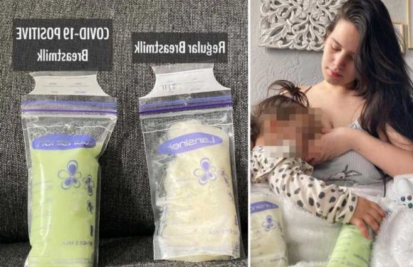 My breast milk went GREEN after I got Covid – so I drank it because I thought it would make me better
