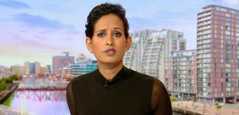 Naga Munchetty emotional as BBC guest slams PM’s party in ‘heartbreaking’ chat