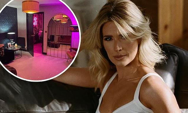 Sarah Jayne Dunn transforms living room of her Cheshire mansion