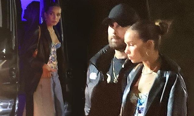 Scott Disick and Hana Cross arrive together at a club in Los Angeles