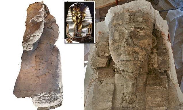 Sphinxes of King Tutankhamun's grandfather are discovered in Egypt