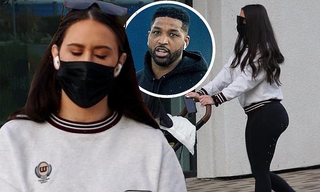 Tristan Thompson's baby mama Maralee Nichols takes stroll with son