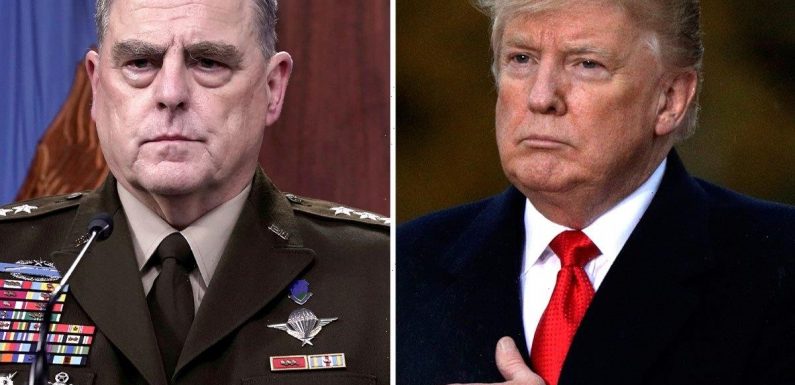 Trump slams Gen. Mark Milley as a 'complete nutjob' who endangered America after Biden defends his secret calls to China