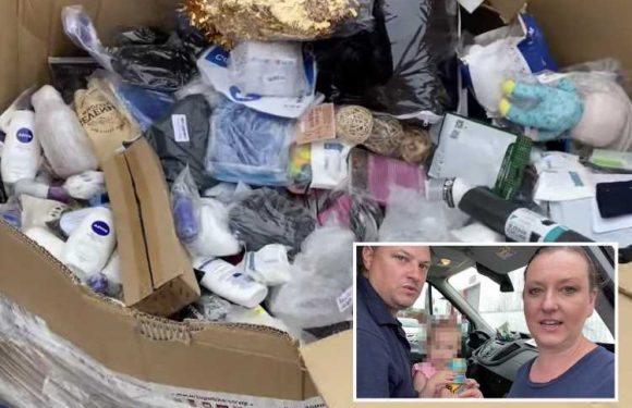 We bought six returns pallets – one cost £18 and had £10k worth of goods, we’re rolling in baby supplies and toys