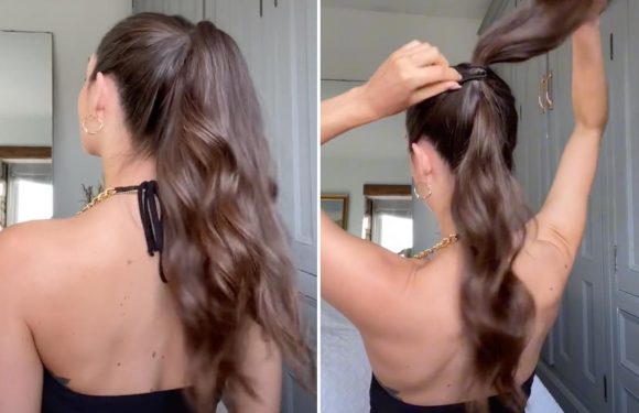 You’ve been putting your hair up all wrong – the right way means you’ll have a voluminous ponytail in two easy steps
