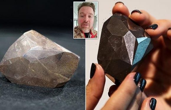 Black 555.55-carat diamond dubbed 'The Enigma' sells for £3.1 MILLION