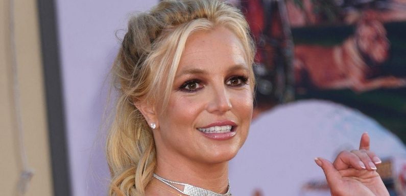 Britney Spears wows as she dons tiny crop top and shorts for racy workout video