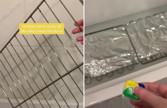 Cleaning fanatic shares easy way she gets oven racks sparkling with NO scrubbing – and it works on grotty trays too