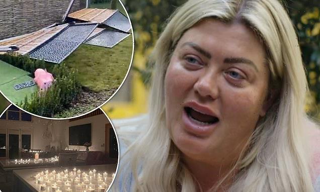 Gemma Collins reveals her garden has been 'blown to pieces'