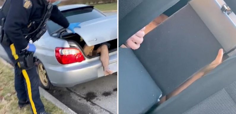 I found a naked man in my trunk – he had been hiding in there for THREE days