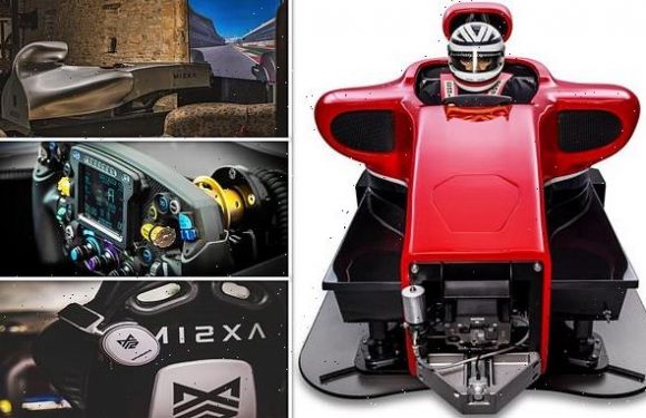 Inside the £100,000 simulator that helps F1 drivers practise from home