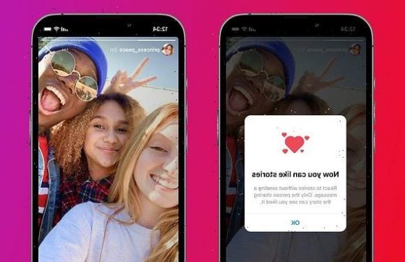 Instagram launches Private Story Likes so users can respond with heart