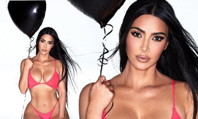 Kim Kardashian leaves little to the imagination in a promotional shot