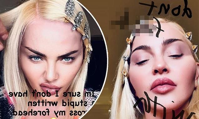 Madonna issues defiant messages as she poses for filtered snaps