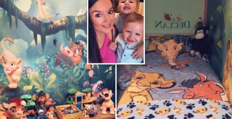 Mum creates incredible Lion King-themed bedroom for son using eBay & Asda bargains