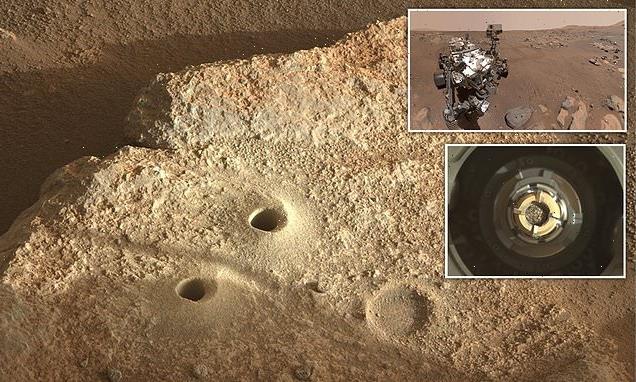 NASA's Perseverance collects sample of ancient Martian rock