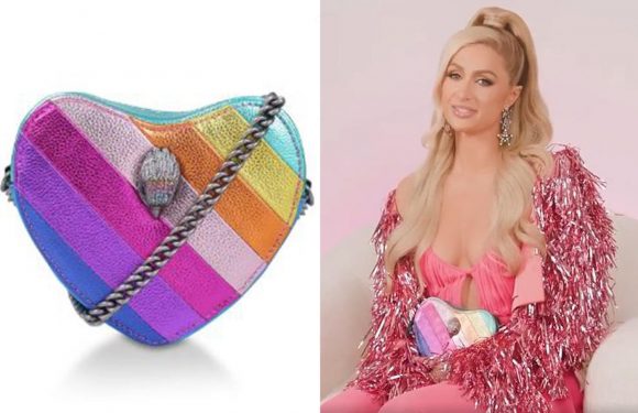Paris Hilton spotted wearing must-have Kurt Geiger Kensington heart bag that's in stores now