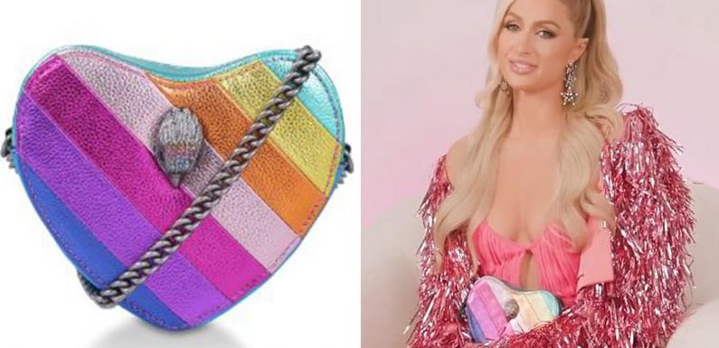 Paris Hilton spotted wearing must-have Kurt Geiger Kensington heart bag that's in stores now